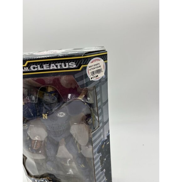 Team Cleatus 10” Fox Sports Robot Navy Football NCAA Unopened Official Licensed - Picture 2 of 11